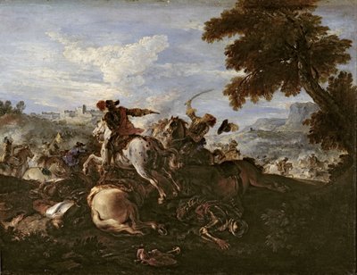 Cavaliers in Battle by Joseph Parrocel